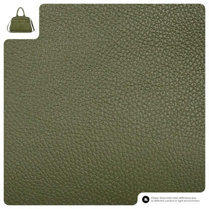Italian Genuine Suede & Calf Leather Top-Handle Bag 333155