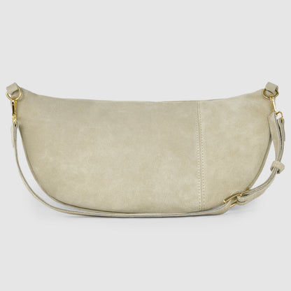 Italian Genuine Suede Crossbody Bag 211955