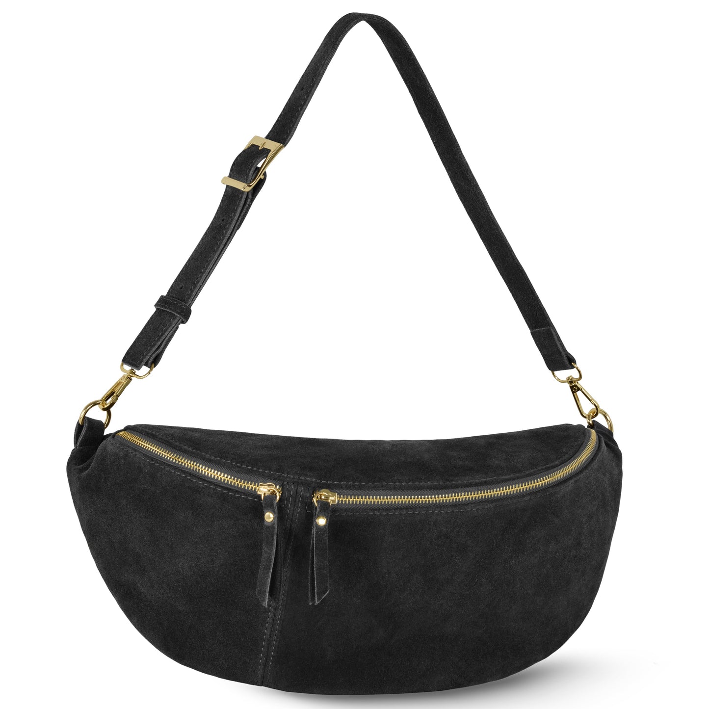 Italian Genuine Suede Crossbody Bag 211955