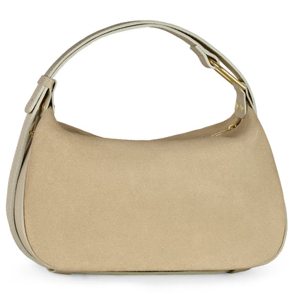 Italian Genuine Suede Crossbody Bag 242265
