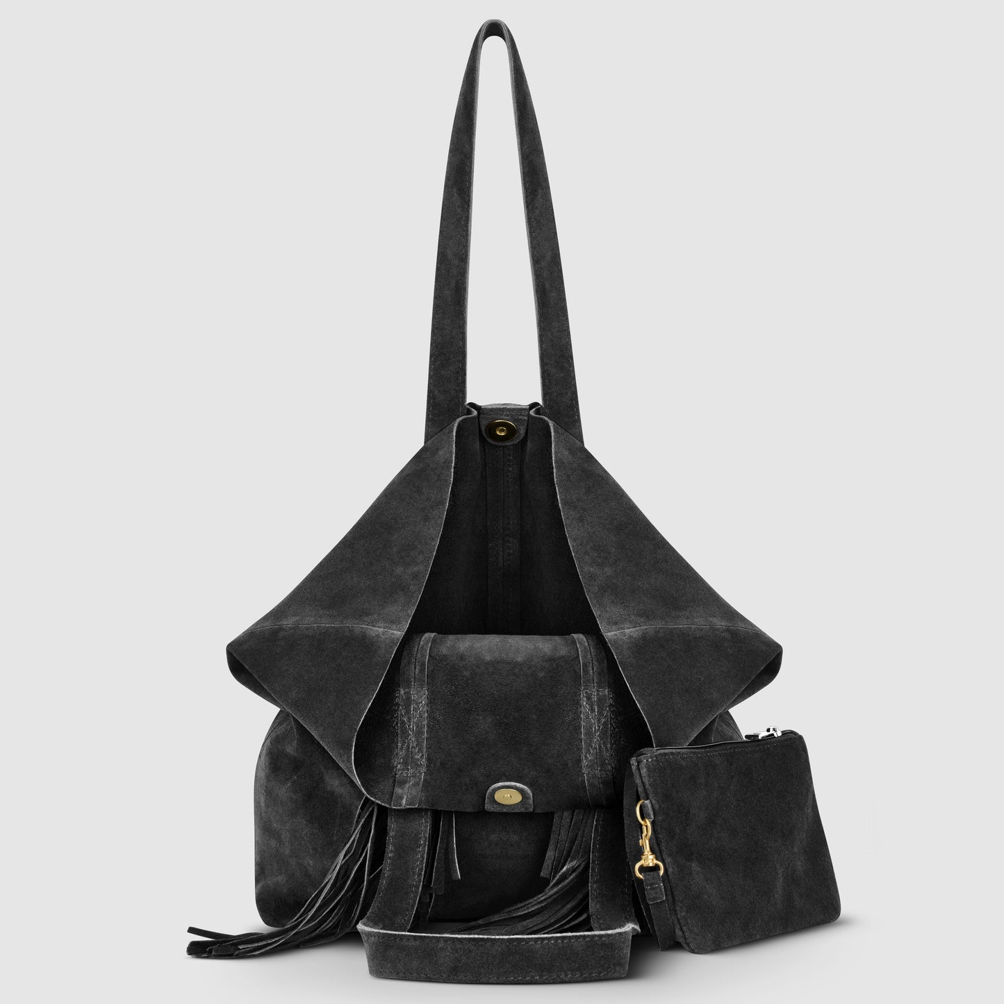 Italian Genuine Suede Tote Bag 272522