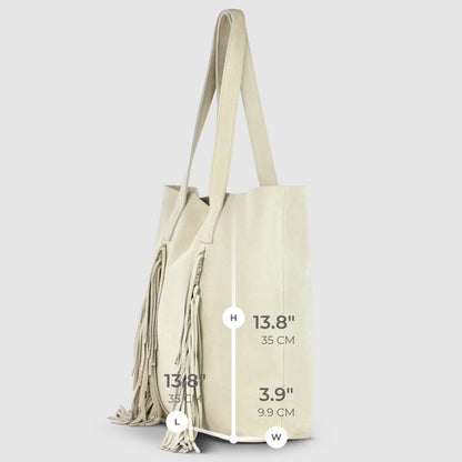 Italian Genuine Suede Tote Bag 272522