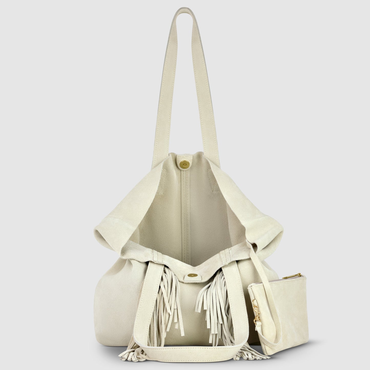 Italian Genuine Suede Tote Bag 272522