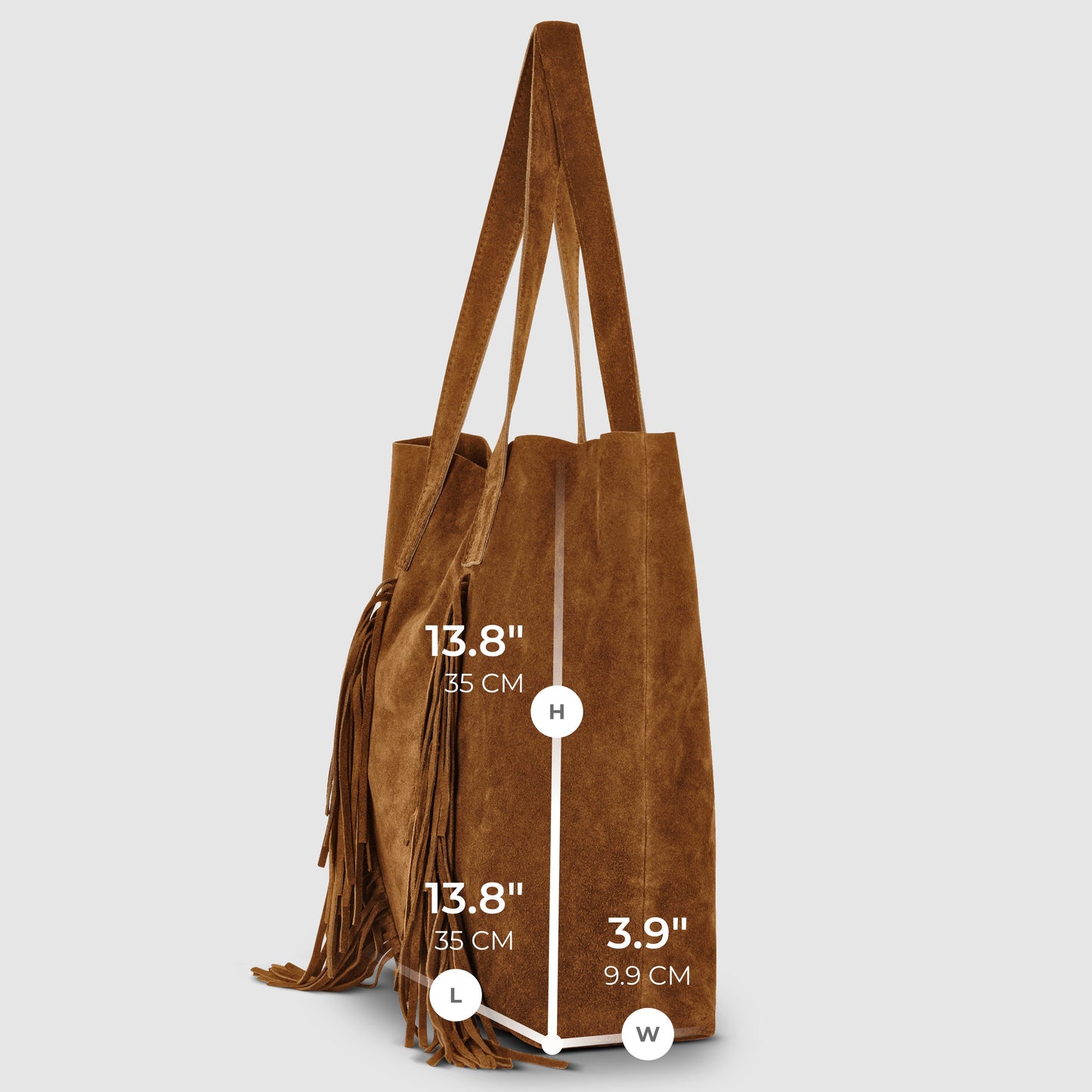 Italian Genuine Suede Tote Bag 272522