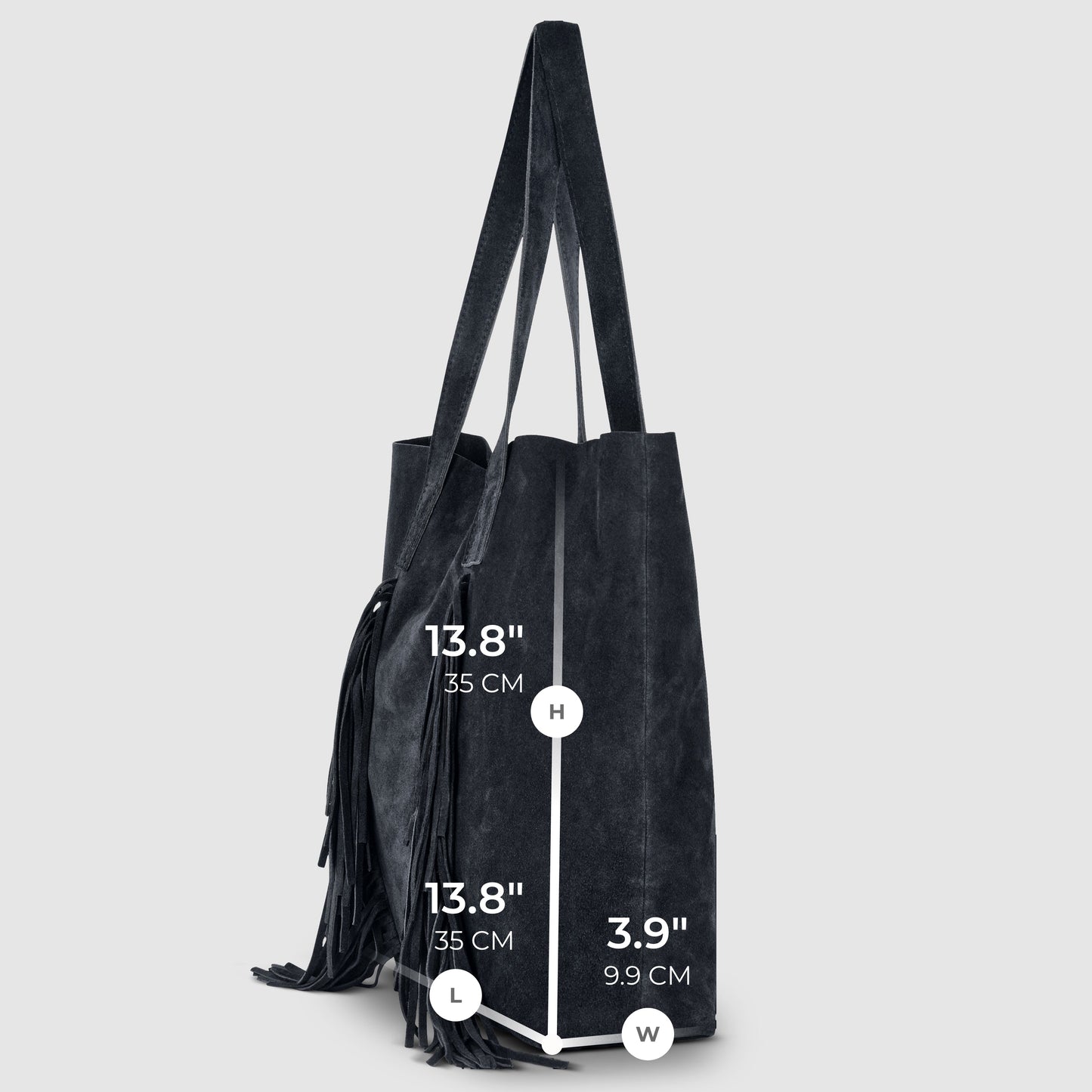 Italian Genuine Suede Tote Bag 272522