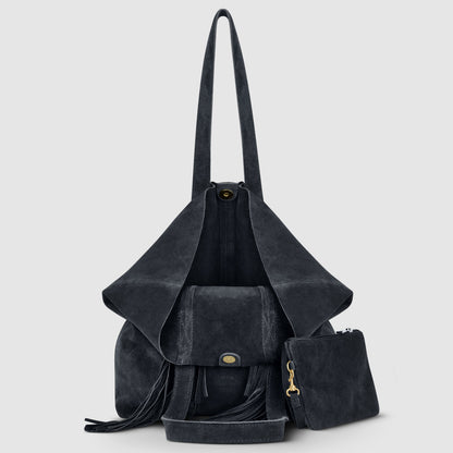 Italian Genuine Suede Tote Bag 272522