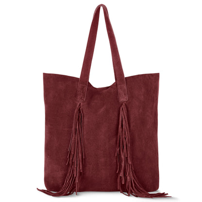 Italian Genuine Suede Tote Bag 272522