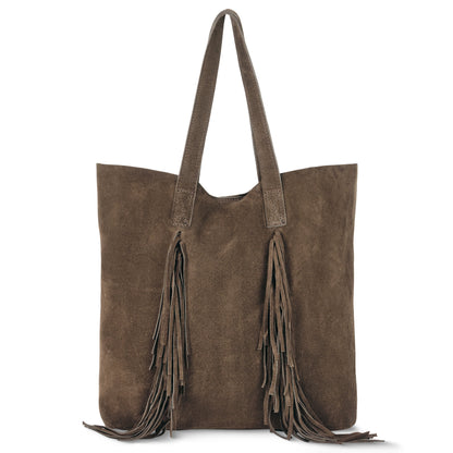 Italian Genuine Suede Tote Bag 272522
