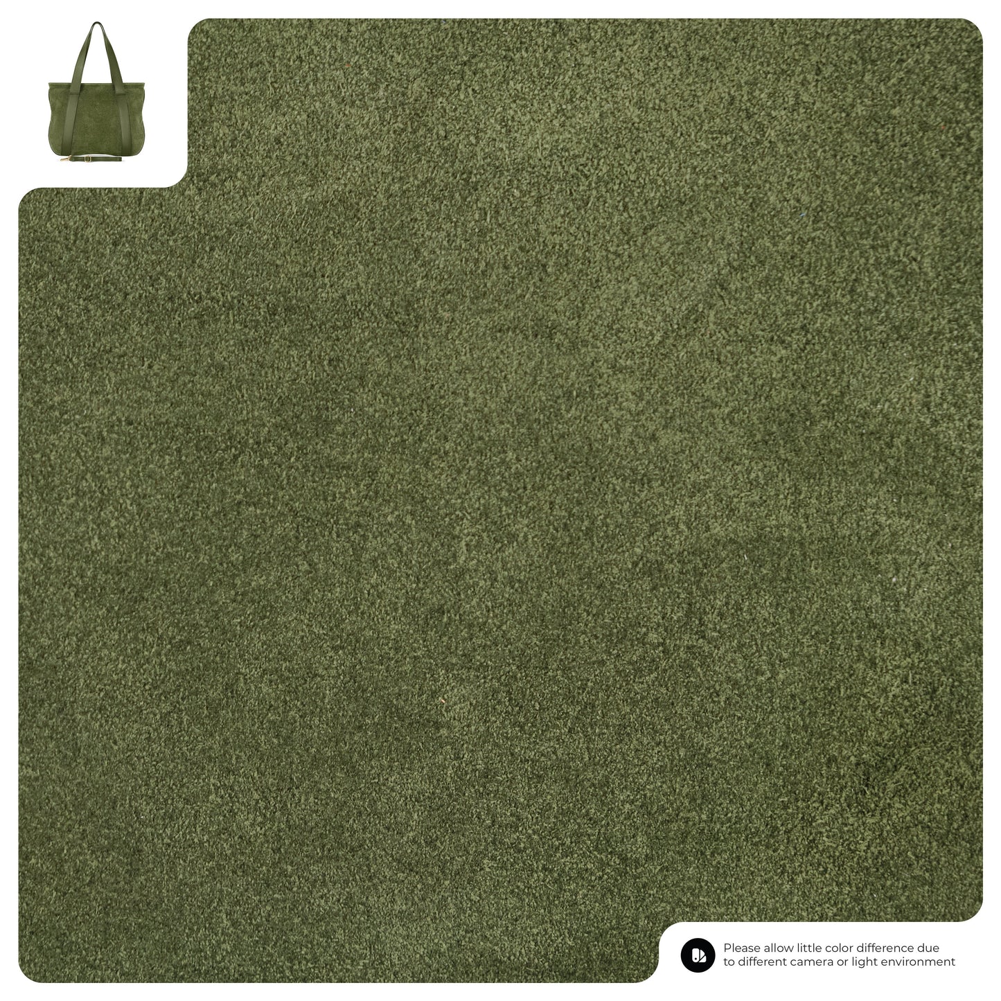 Italian Genuine Suede Tote Bag 282613