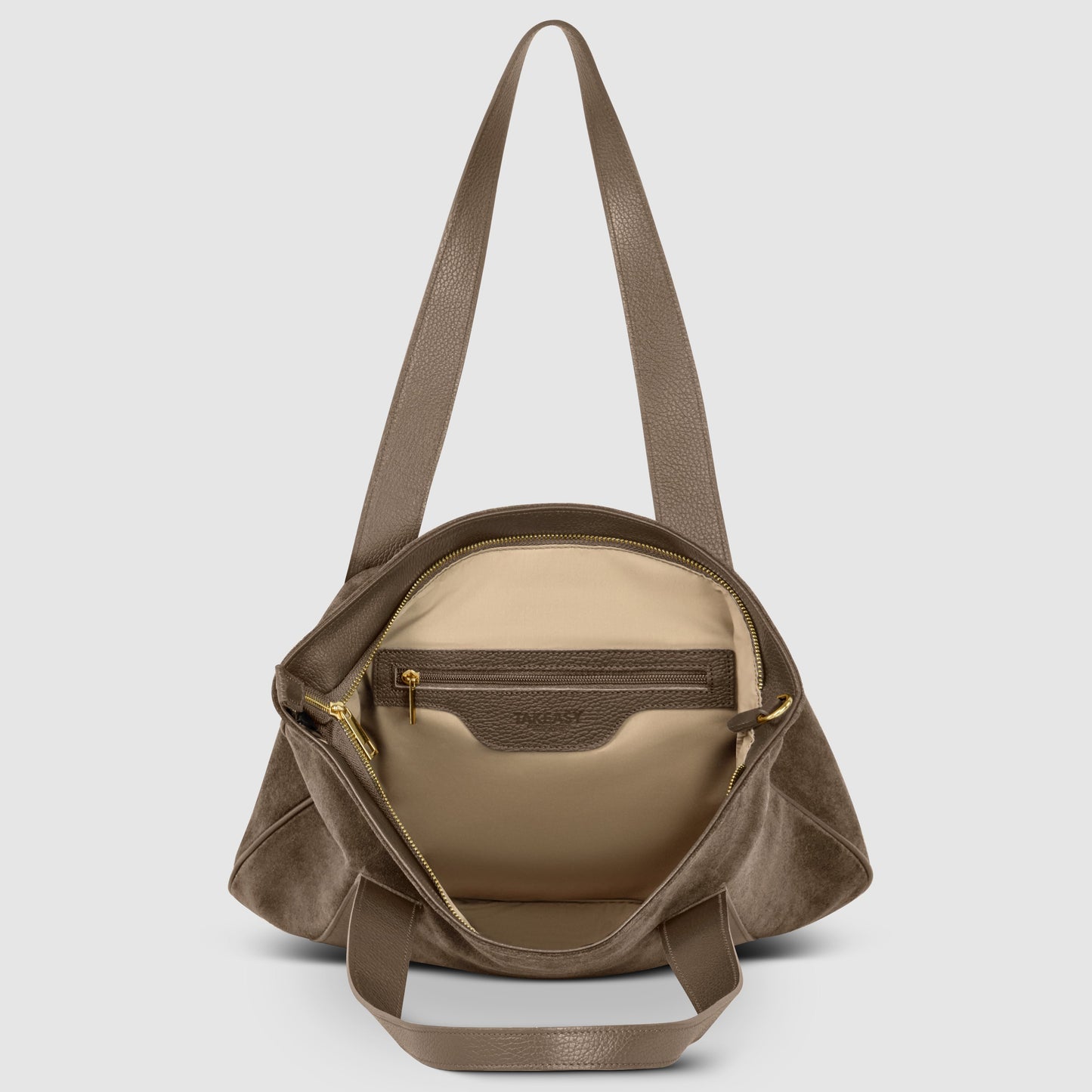 Italian Genuine Suede Tote Bag 282613
