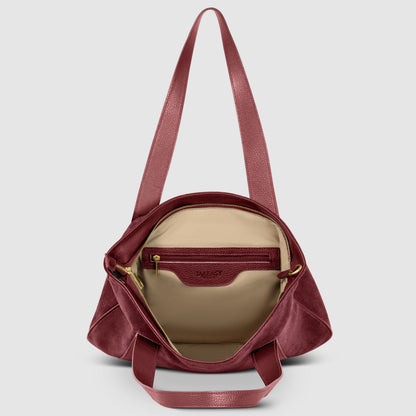 Italian Genuine Suede Tote Bag 282613