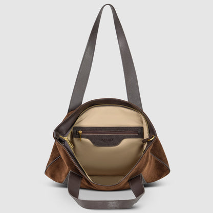 Italian Genuine Suede Tote Bag 282613