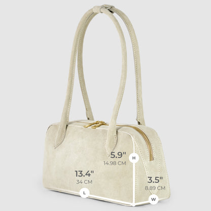 Italian Genuine Suede Shoulder Bag 272511