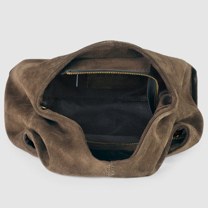 Italian Genuine Suede Shoulder Bag 312940