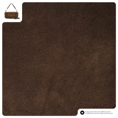 Italian Genuine Suede Shoulder Bag 323040