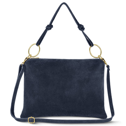Italian Genuine Suede Shoulder Bag 171551
