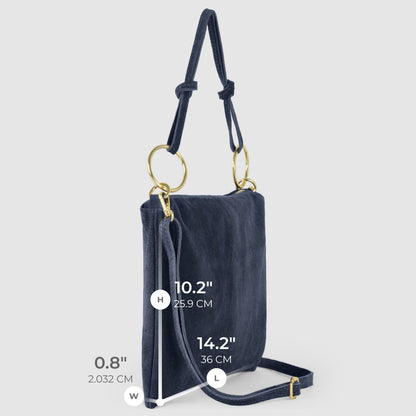 Italian Genuine Suede Shoulder Bag 171551