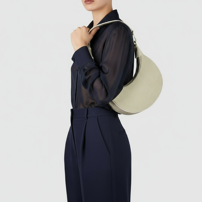 Italian Genuine Suede & Calf Leather Shoulder Bag 222024