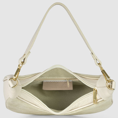 Italian Genuine Suede & Calf Leather Shoulder Bag 222024