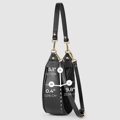 Italian Genuine Suede & Calf Leather Shoulder Bag 222024