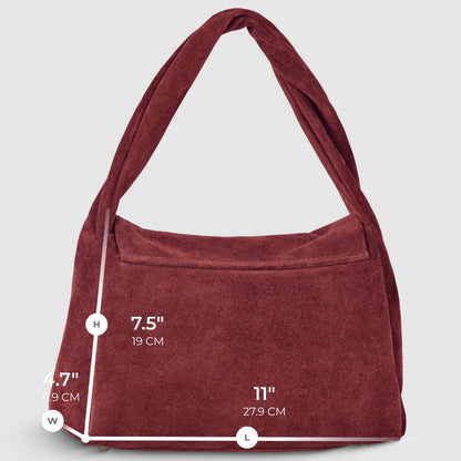 Italian Genuine Suede Top-Handle Bag 262495