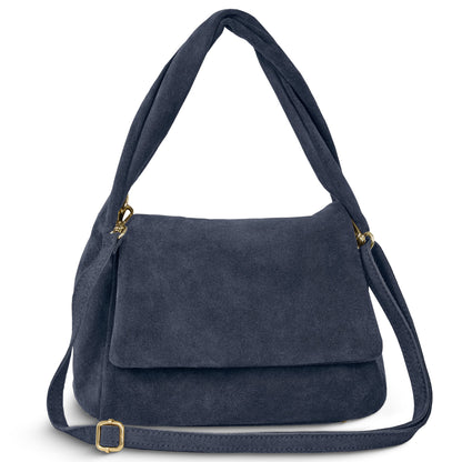 Italian Genuine Suede Top-Handle Bag 262495