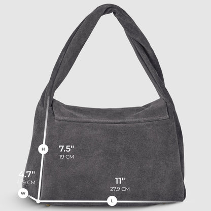 Italian Genuine Suede Top-Handle Bag 262495