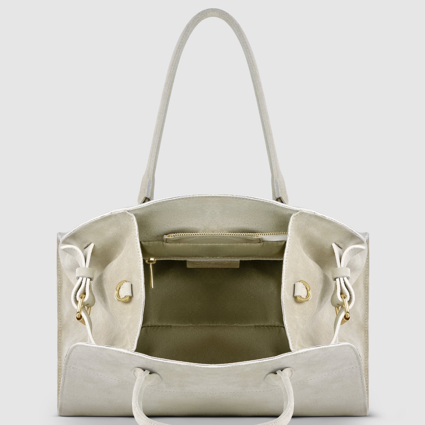 Italian Genuine Suede Top-Handle Bag 413912