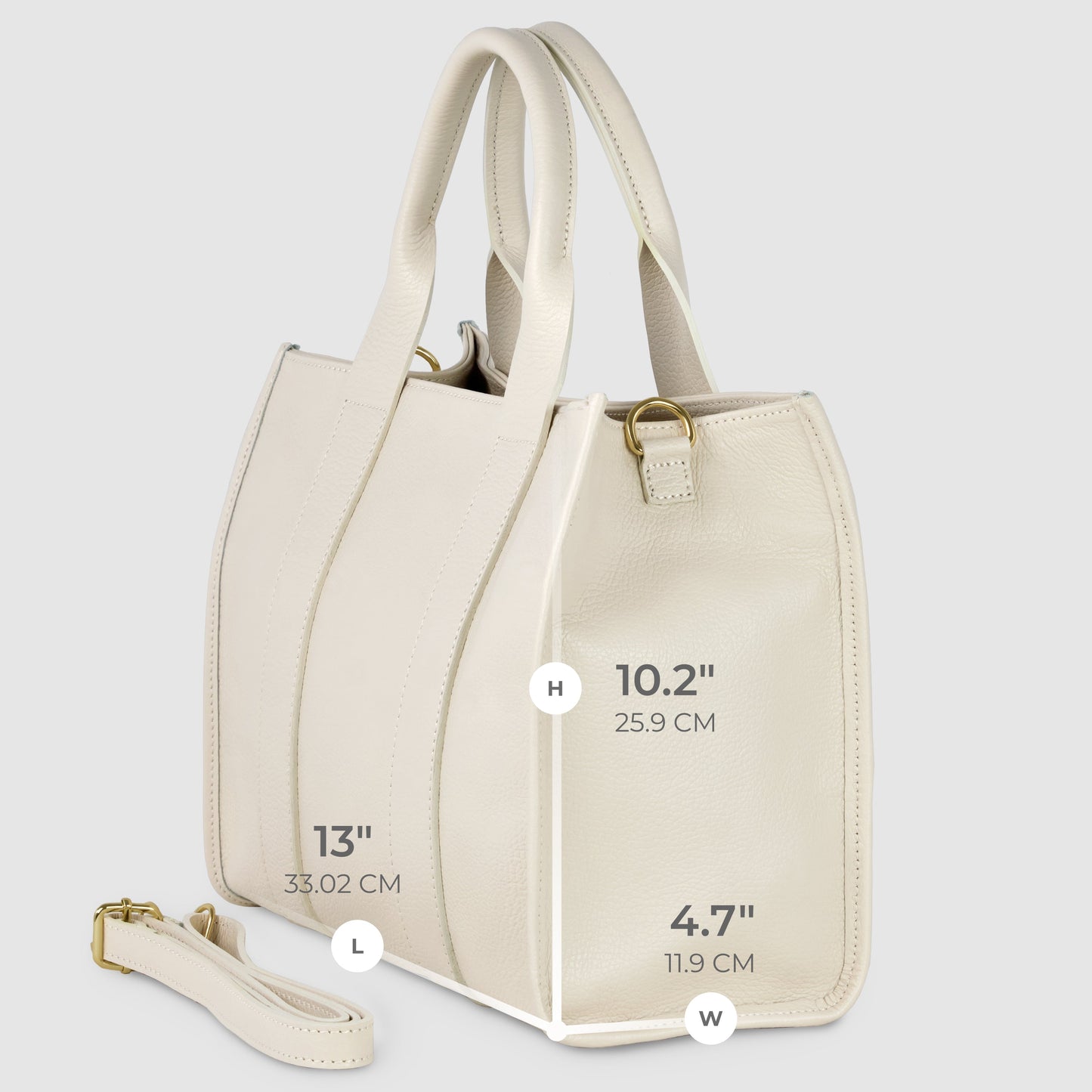 Italian Genuine Calf Leather Tote Bag 282611
