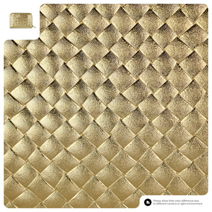 Italian Genuine Weave Metallic Suede Wallet 650988