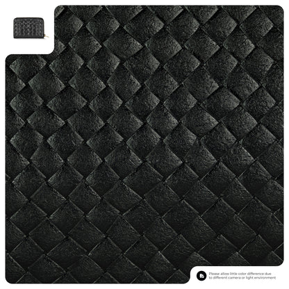 Italian Genuine Weave Metallic Suede Wallet 650988