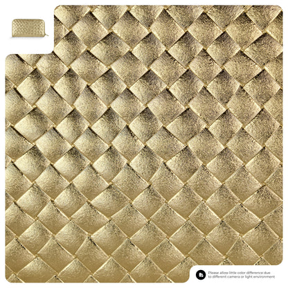 Italian Genuine Weave Metallic Suede Wallet 651088