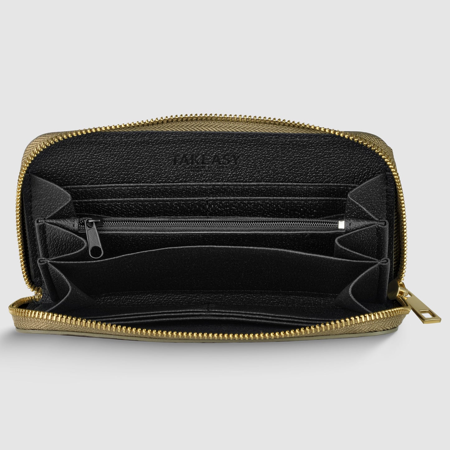 Italian Genuine Weave Metallic Suede Wallet 651088