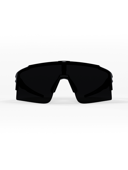 Black Polarized Cycling & Sport Sunglasses - UV400 for Men & Women