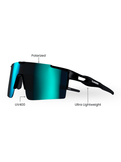 Ice Blue Polarized Cycling & Sport Sunglasses - UV400 for Men & Women