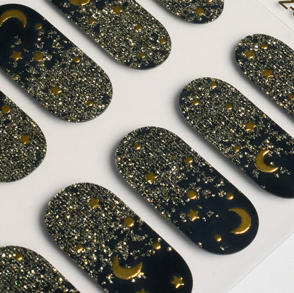 Midnight Sky Gel Nails